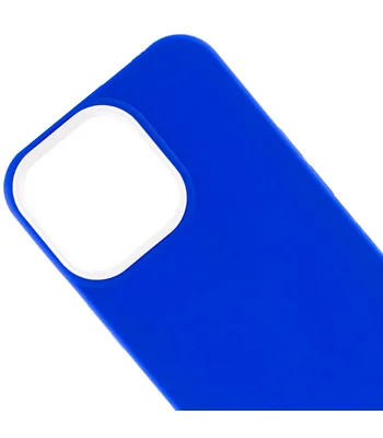Чохол TPU+PC Bichromatic для Apple iPhone 13 Pro Max (6.7") Navy Blue / White