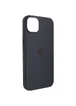 Чехол Silicone case (AAA) full with Magsafe для Apple iPhone 13 Pro Max (6.7") Черный / Midnight