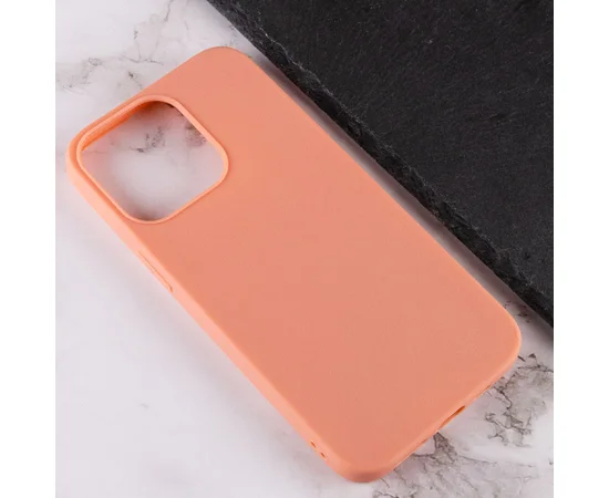 Силиконовый чехол Candy для Apple iPhone 13 Pro Max (6.7") Rose Gold