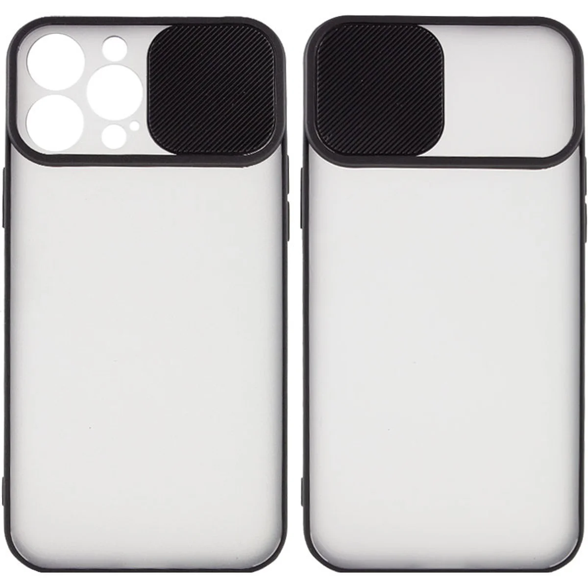 Чехол Camshield mate TPU со шторкой для камеры для Apple iPhone 13 Pro Max (6.7") Черный
