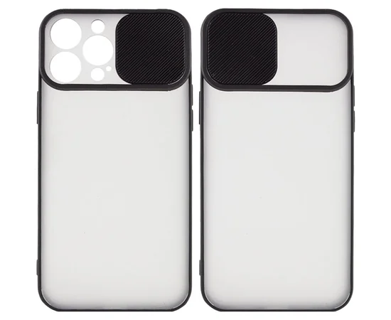 Чехол Camshield mate TPU со шторкой для камеры для Apple iPhone 13 Pro Max (6.7") Черный