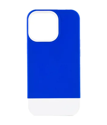 Чохол TPU+PC Bichromatic для Apple iPhone 13 Pro Max (6.7") Navy Blue / White