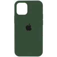 Чехол Silicone Case Full Protective (AA) для Apple iPhone 13 Pro Max (6.7") Зеленый / Army green