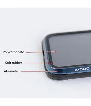 Чохол PC+TPU+Metal K-DOO Ares для Apple iPhone 13 Pro Max (6.7") Синій