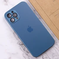 Чехол TPU+Glass Sapphire matte case для Apple iPhone 13 Pro Max (6.7") Navy Blue
