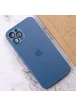 Чехол TPU+Glass Sapphire matte case для Apple iPhone 13 Pro Max (6.7") Navy Blue