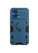 TPU+PC чохол Nillkin CamShield Armor no logo (шторка на камеру) для Apple iPhone 13 Pro Max (6.7") Синій