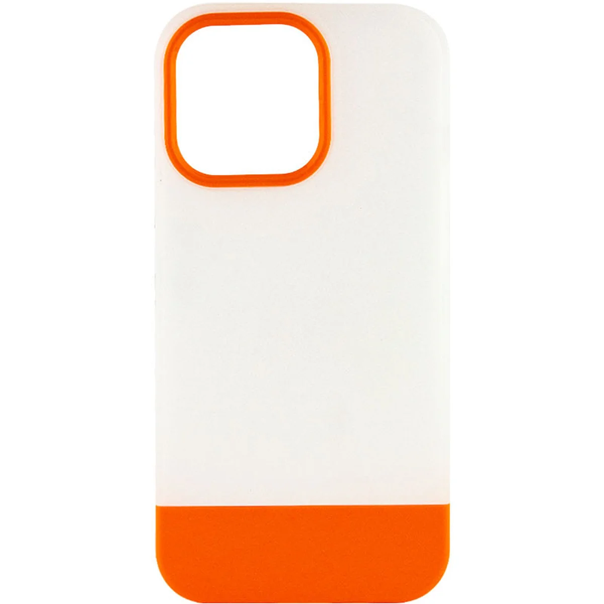 Чехол TPU+PC Bichromatic для Apple iPhone 13 Pro Max (6.7") Matte / Orange