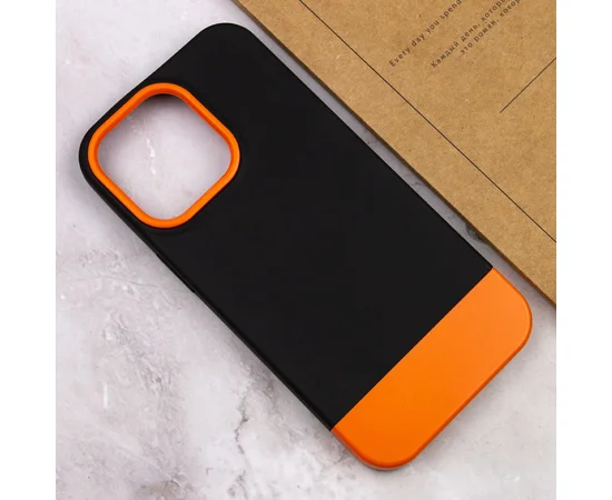 Чохол TPU+PC Bichromatic для Apple iPhone 13 Pro Max (6.7") Black / Orange