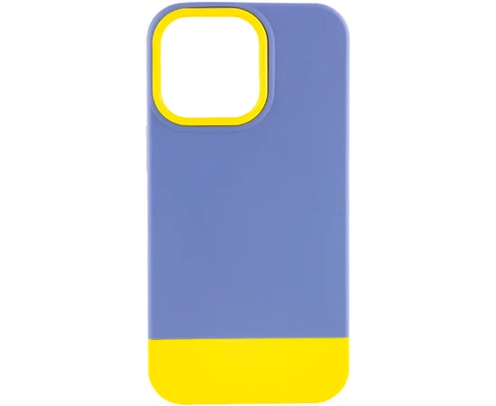 Чохол TPU+PC Bichromatic для Apple iPhone 13 Pro Max (6.7") Blue / Yellow
