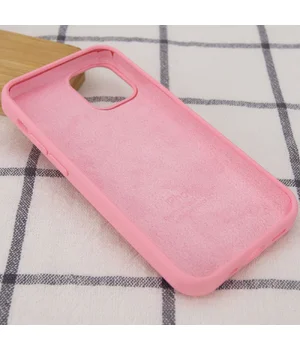 Чохол Silicone Case Full Protective (AA) для Apple iPhone 13 Pro Max (6.7 ") Рожевий / Light pink