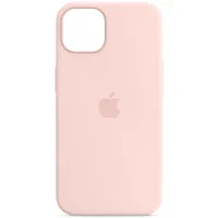 Чехол Silicone case (AAA) full with Magsafe and Animation для Apple iPhone 13 Pro Max (6.7") Розовый / Chalk Pink