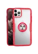 TPU+PC чехол Deen CrystalRing for Magnet (opp) для Apple iPhone 13 Pro Max (6.7") Бесцветный / Красный