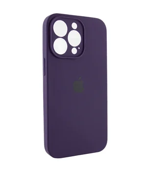 Чехол Silicone Case Full Camera Protective (AA) для Apple iPhone 13 Pro Max (6.7") Фиолетовый / Elderberry