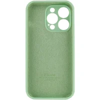 Чехол Silicone Case Full Camera Protective (AA) для Apple iPhone 13 Pro Max (6.7") Зеленый / Pistachio