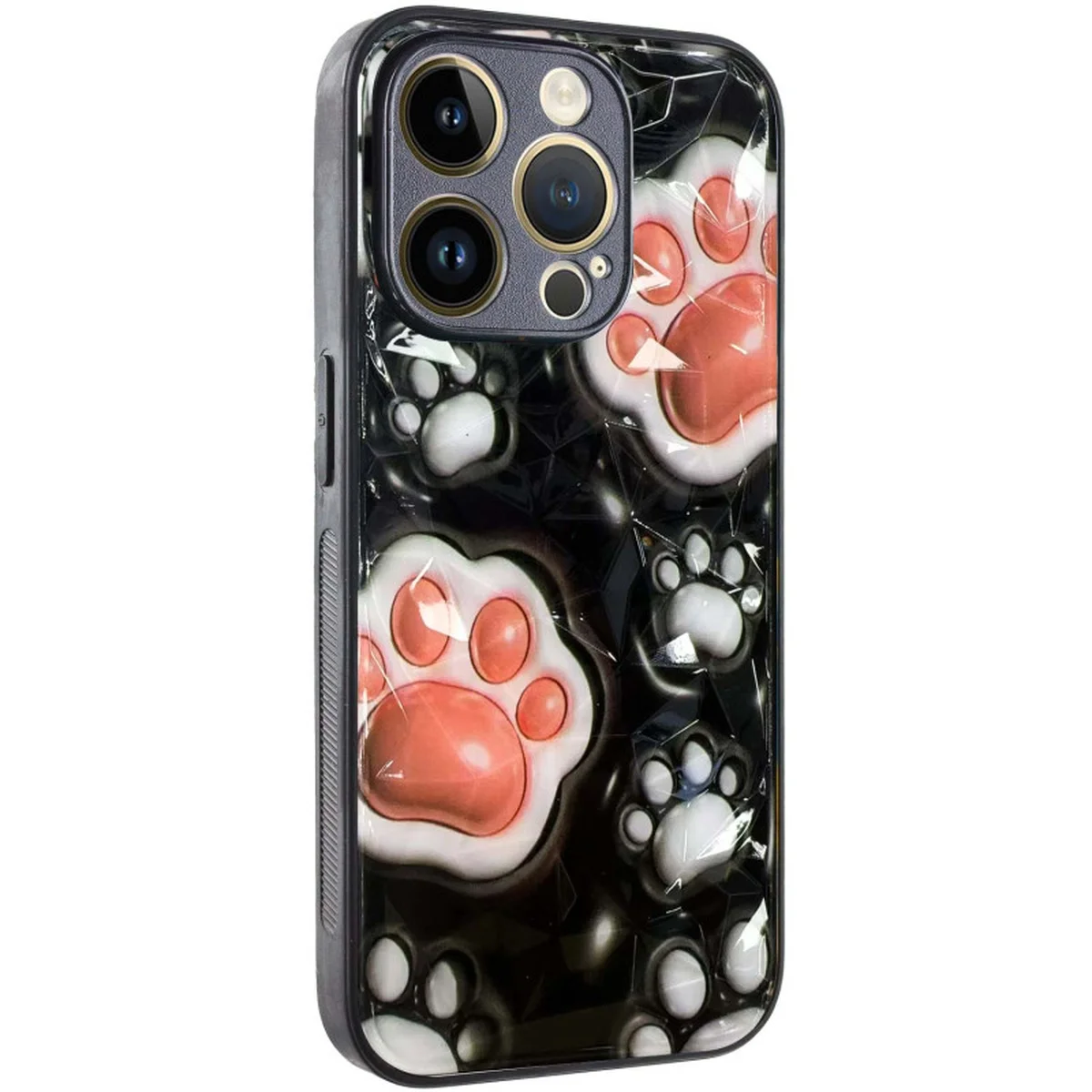 TPU+PC чехол Prisma Plushie для Apple iPhone 13 Pro Max (6.7") Paws