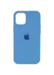 Чехол Silicone Case Full Protective (AA) для Apple iPhone 13 Pro Max (6.7") Голубой / Cornflower