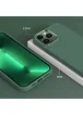 TPU чехол Bonbon Metal Style для Apple iPhone 13 Pro Max (6.7") Зеленый / Pine green