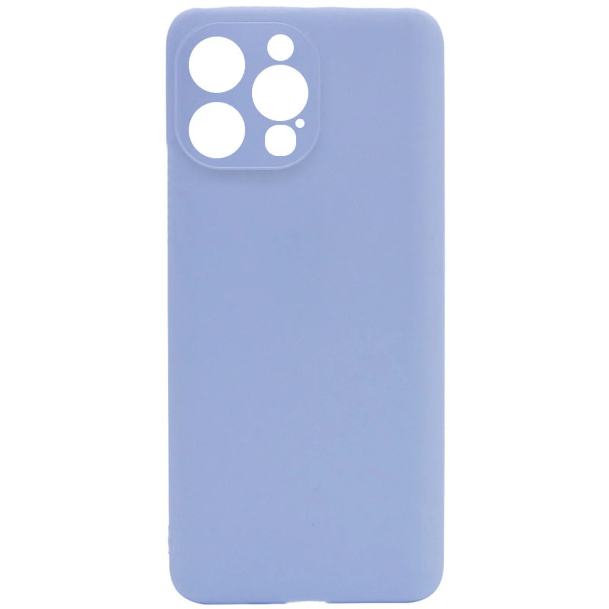 Силиконовый чехол Candy для Apple iPhone 13 Pro Max (6.7") Голубой / Lilac Blue