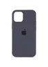Чехол Silicone Case (AA) Logo with MagSafe для Apple iPhone 13 Pro Max (6.7") Серый / Dark Gray