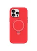 Чехол Silicone Case Full Protective NO LOGO with Ring для Apple iPhone 13 Pro Max (6.7") Red