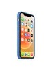 Чехол Silicone Case Full Protective (AA) для Apple iPhone 13 Pro Max (6.7") Синий / Capri Blue