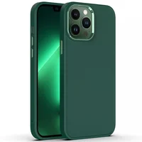 TPU чехол Bonbon Metal Style для Apple iPhone 13 Pro Max (6.7") Зеленый / Army green