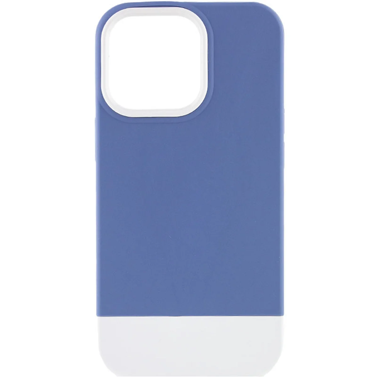 Чехол TPU+PC Bichromatic для Apple iPhone 13 Pro Max (6.7") Blue / White