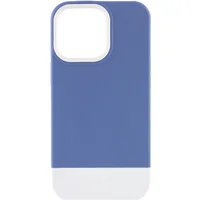 Чехол TPU+PC Bichromatic для Apple iPhone 13 Pro Max (6.7") Blue / White