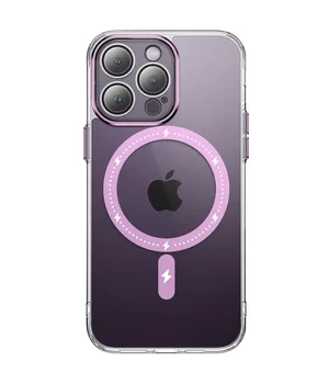 Чохол TPU+PC Colorful with MagSafe для Apple iPhone 13 Pro Max (6.7") Pink