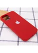 Чехол Silicone Case Full Protective (AA) для Apple iPhone 13 Pro Max (6.7") Красный / Dark Red