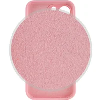 Чехол Silicone Case Full Camera Protective (AA) для Apple iPhone 13 Pro Max (6.7") Розовый / Light pink