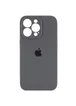 Чехол Silicone Case Full Camera Protective (AA) для Apple iPhone 13 Pro Max (6.7") Серый / Dark Gray / PVH