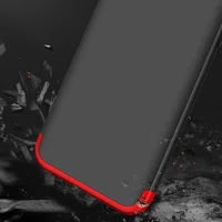 Пластиковая накладка GKK LikGus 360 градусов (opp) для Apple iPhone 13 Pro Max (6.7") Черный / Красный