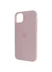 Чехол Silicone case (AAA) full with Magsafe для Apple iPhone 13 Pro Max (6.7") Розовый / Chalk Pink