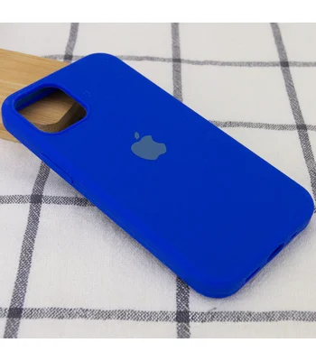 Чехол Silicone Case Full Protective (AA) для Apple iPhone 13 Pro Max (6.7") Синий / Shiny blue