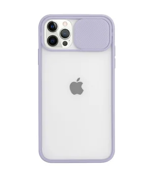 Силиконовый чехол "Camera Slide" со шторкой для iPhone 13 Pro Max Сиреневый Силиконовый чехол "Camera Slide" со шторкой для iPhone 13 Pro Max Сиреневый