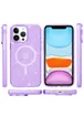 Чехол TPU Galaxy Sparkle (MagFit) для Apple iPhone 13 Pro Max (6.7") Purple+Glitter