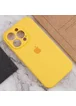 Чехол Silicone Case Full Camera Protective (AA) для Apple iPhone 13 Pro Max (6.7") Желтый / Sunflower