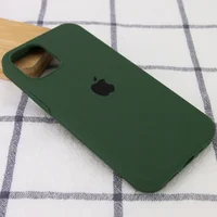 Чехол Silicone Case Full Protective (AA) для Apple iPhone 13 Pro Max (6.7") Зеленый / Army green