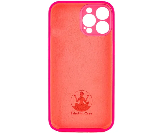Чехол Silicone Case Lakshmi Square Full Camera для Apple iPhone 13 Pro Max (6.7") Розовый / Barbie pink