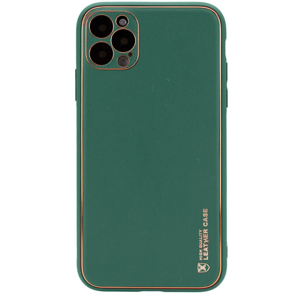 Шкіряний чохол Xshield для Apple iPhone 13 Pro Max (6.7") Зелений / Army green