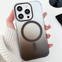 Чехол TPU+PC Phantom with MagSafe для Apple iPhone 13 Pro Max (6.7") Grey