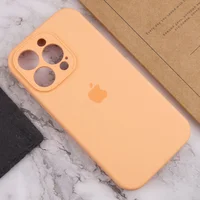 Чохол Silicone Case Full Camera Protective (AA) Apple iPhone 13 Pro Max (6.7") Помаранчевий / Cantaloupe