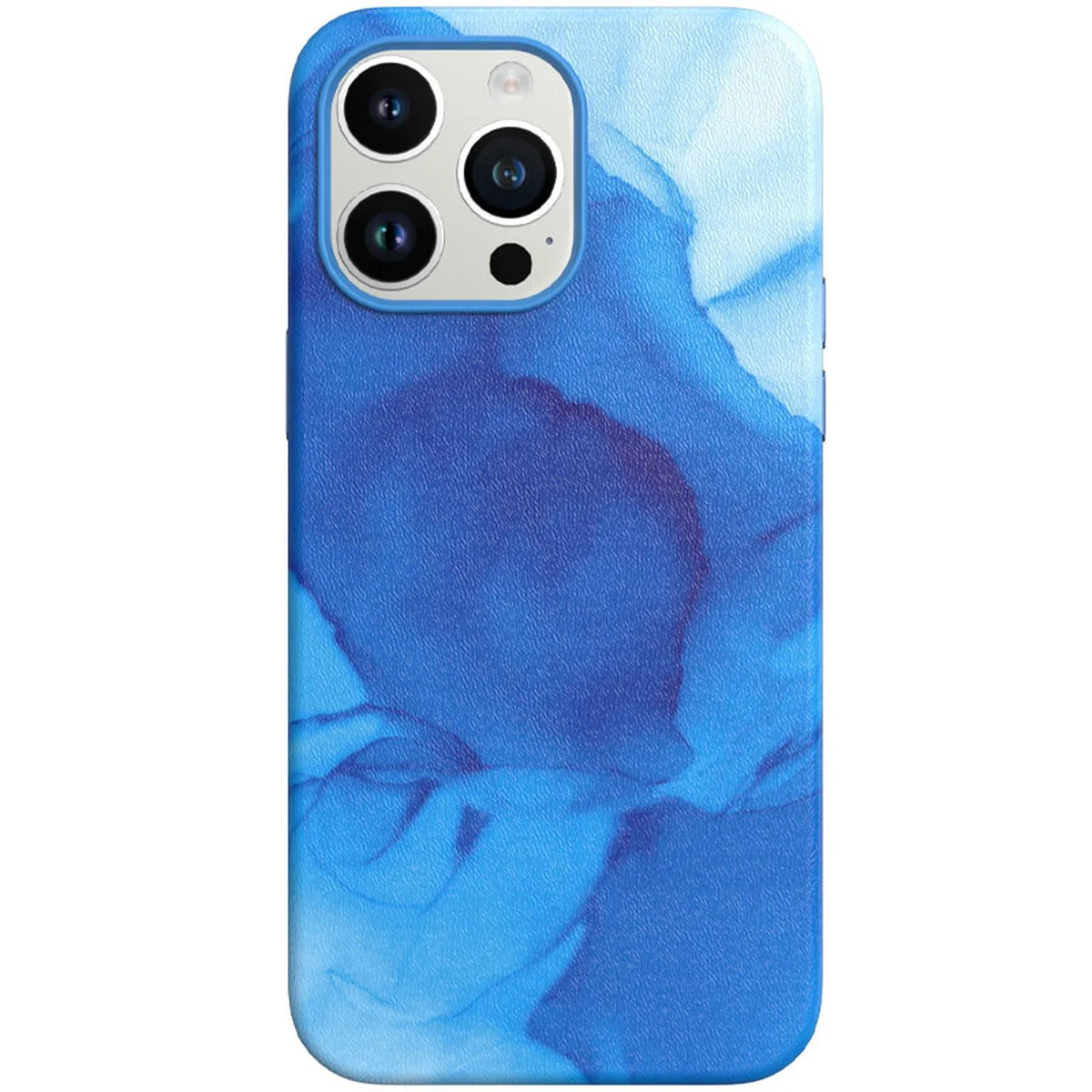 Кожаный чехол Figura Series Case with MagSafe для Apple iPhone 13 Pro Max (6.7") Blue