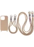 Чохол TPU two straps California для Apple iPhone 13 Pro Max (6.7") Бежевий / Beige
