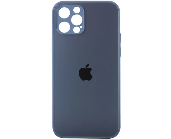 TPU+Glass чехол Matte Candy Full camera для Apple iPhone 13 Pro Max (6.7") Синий