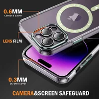 Чохол TPU+PC Colorful with MagSafe для Apple iPhone 13 Pro Max (6.7") Green