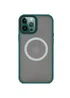 TPU+PC чехол Metal Buttons with MagSafe для Apple iPhone 13 Pro Max (6.7") Зеленый