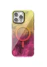 Чехол TPU Shiny Mountain (MagFit) для Apple iPhone 13 Pro Max (6.7") Yellow / Pink